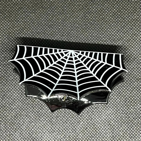 Halloween themed spider web hair clip πΈοΈ - Picture 4 of 6